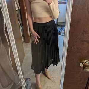 Midi pleated skirt Hollister